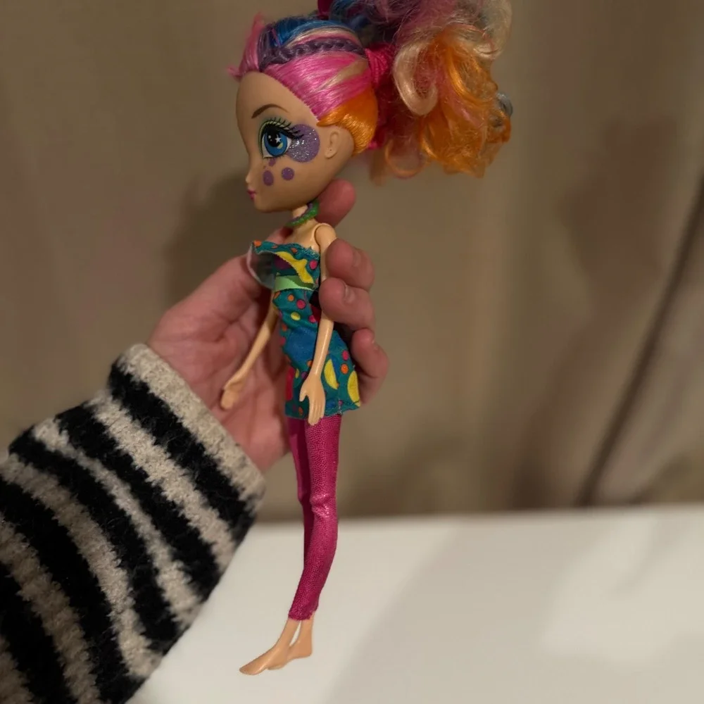 Spin Master La Dee Da Dee‎ as Dot Fashion Doll Multi-Color Hair Polka Dot Dress